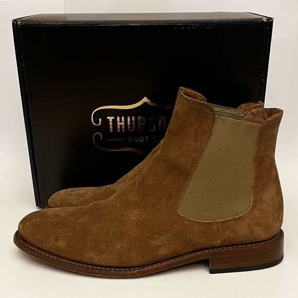 Thursday Boot Company Cavalier Beige Suede Sandstone Chukka Boots Mens Size 9 - Picture 1 of 14